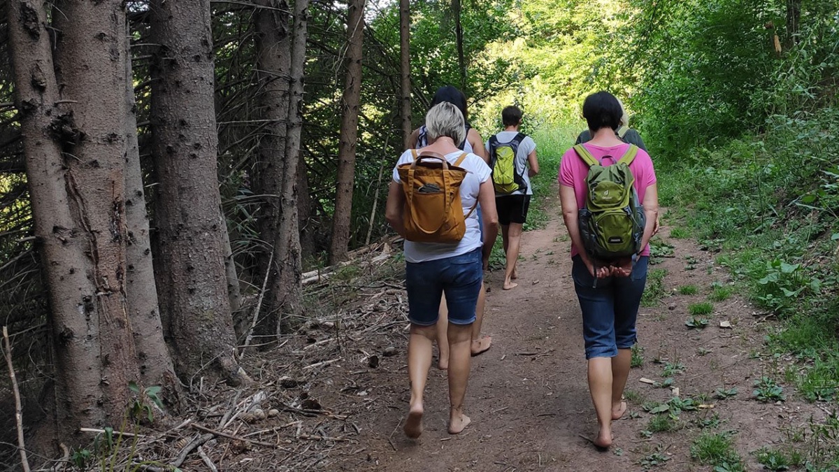 Barfußwandern