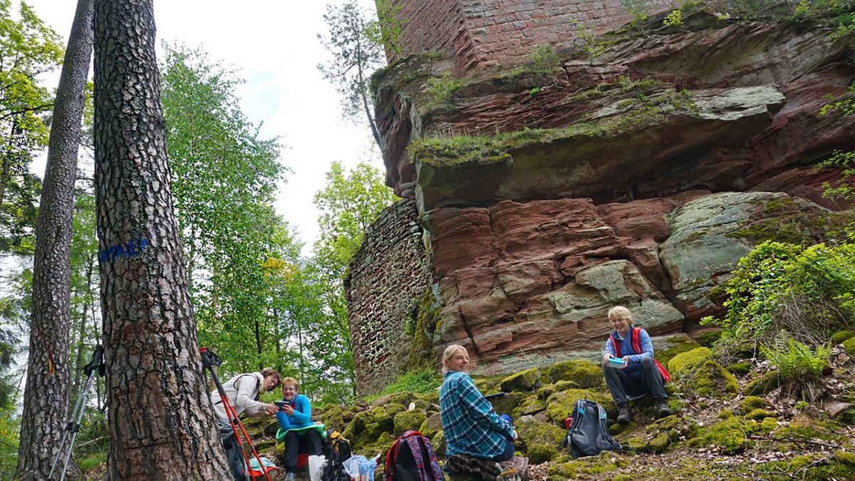 Mittagspause Ruine Wineck