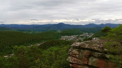 Blick vom Römerfelsen