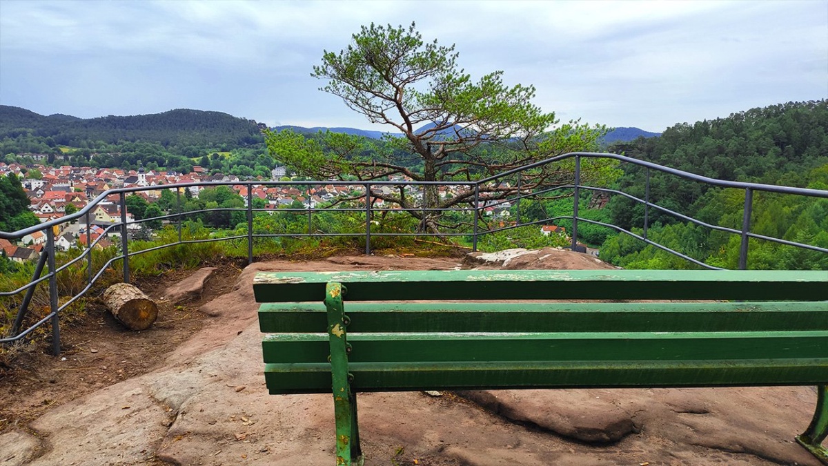 grüne Bank Sängerfelsen